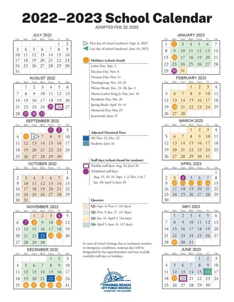 Virginia Beach City Public Schools Calendar 2022 2023 Pdf