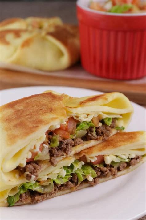 Choosing low fat recipes is important as 1 gram of fat contains 9 calories. Keto Low Carb Crunchwrap Supreme - Ketogenic Diet Recipe Copycat Taco Bell Wraps - Appetizers ...