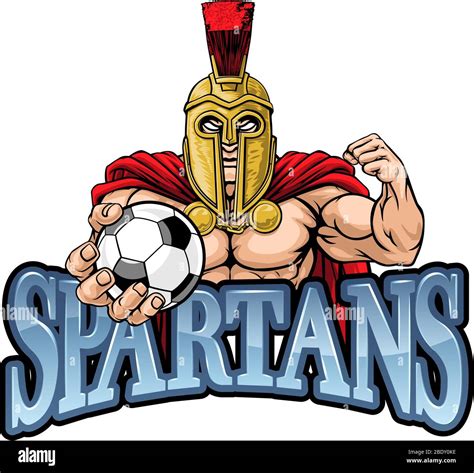 Spartan Trojan Soccer Football Sports Mascot Stock Vector Image And Art