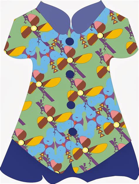 Desain Baju Batik Dengan Coreldraw
