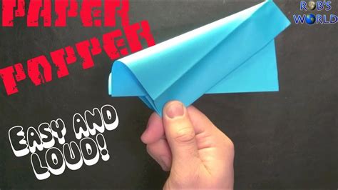 Whether you're playing a prank or pretending to be a. How to Make a Paper Popper! (Easy and Loud) - YouTube