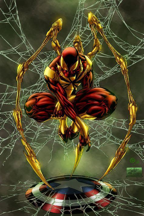 Iron Spider Colors By Zethkeeper On Deviantart Marvel Comics