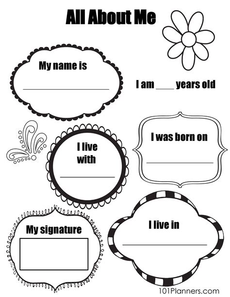 All About Me Worksheet First Grade All About Me Works