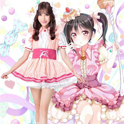 New Lovelive Yazawa Nico Cosplay Costume Love Live Japanese Anime Maid Hot Sex Picture