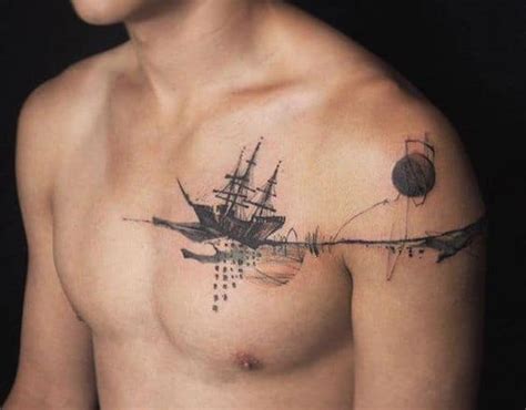 Hình xăm tattoo chất, đẹp, dấu ấn. Hình Xăm Ở Ngực Nam Nhỏ Đẹp ️ Tattoo Ngực Nam Mini