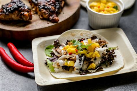Maybe you would like to learn more about one of these? Spicy Chicken and Mango Salsa Soft Tacos - Ang Sarap
