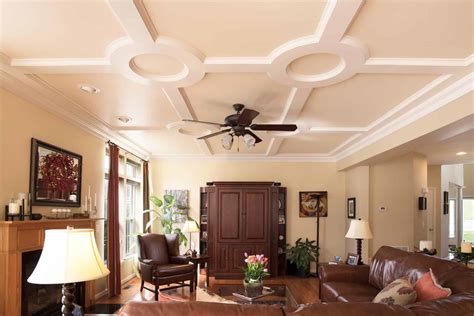 Faux coffered drop ceilings were born! Coffered Ceiling Design | Ceiling Beams | Coffer Ceiling ...