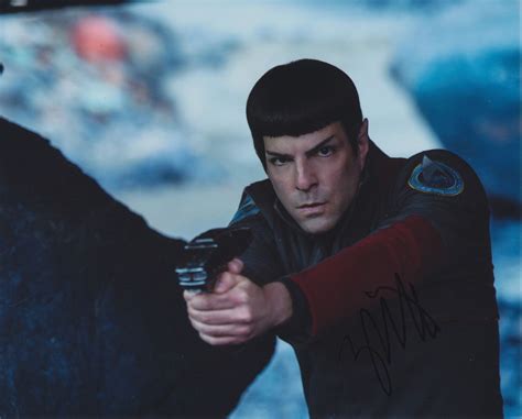 Zachary Quinto Signed Star Trek 8x10 Photo 3 Autographia