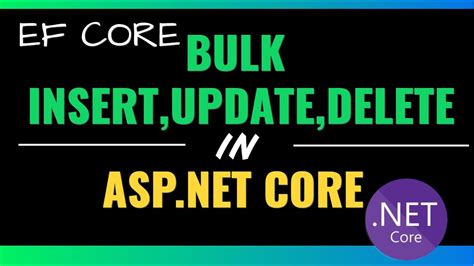Create Data With Entity Framework Core In Asp Net Core Web Api