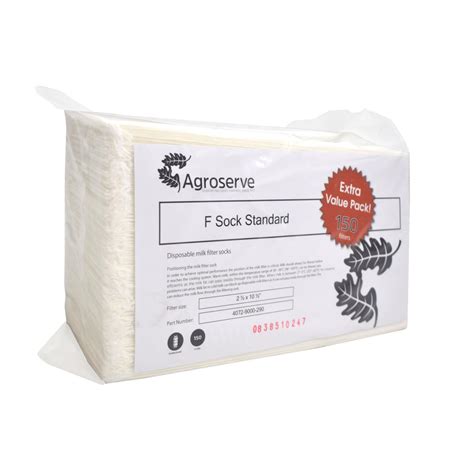 Buy Agroserve Milk Filter Socks 105 X 25 X 150 Pack From Fane