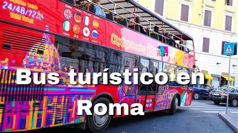 Bus City Sightseeing Roma Youtube