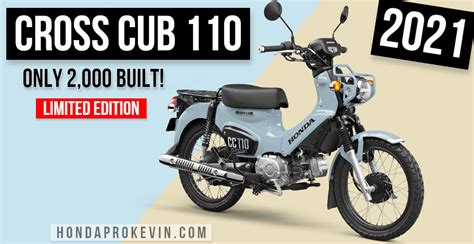 New 2021 Honda Cross Cub 110 Limited Edition Motorcycle Released Usa