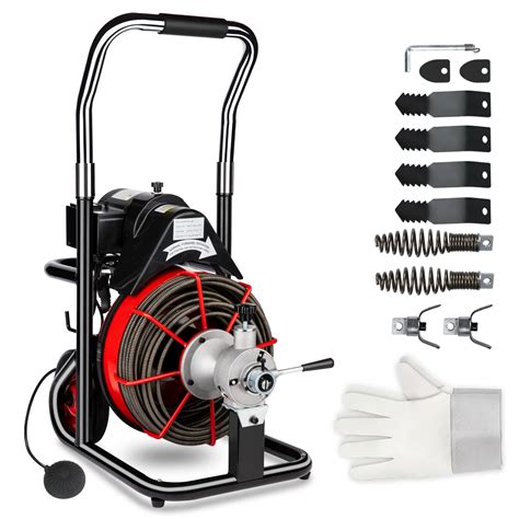 Buy Drain Cleaner Machine Ft X W Electric Drain Auger Plumbing Snake Fit To