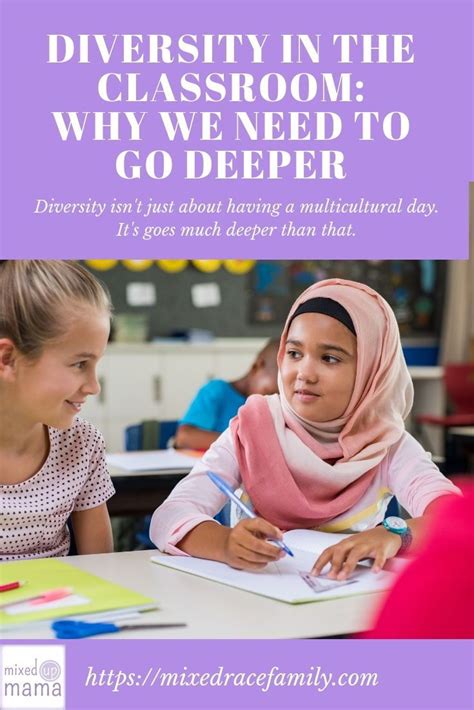 Diversity In The Classroom Why We Need To Go Deeper Mixedupmama
