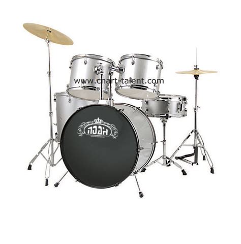 Silver Color Popular Pvc Drum Set Ds 100 China Drum Kit And
