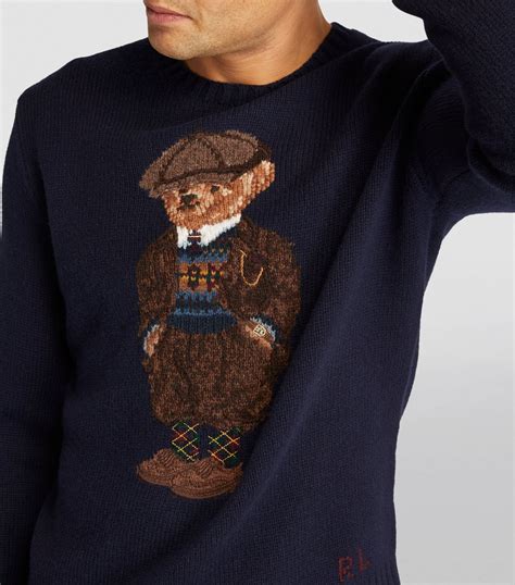 Polo Ralph Lauren Wool Polo Bear Sweater Harrods Us