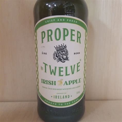 Proper 12 Irish Apple Whiskey 750ml Sip And Say