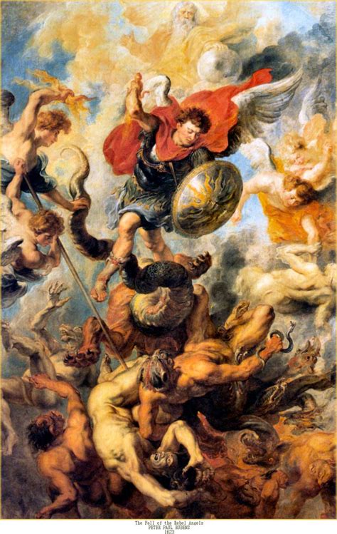 St Michael And The Fall Of The Rebel Angels War In Heaven