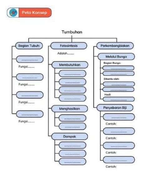 Peta Konsep Bagian Tumbuhan Dan Perkembangbiakan Pertumbuhan The Best