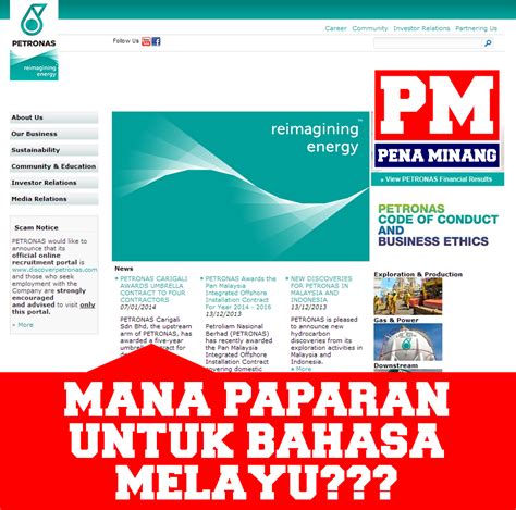Sebagai bahasa yang luas pemakaiannya, bahasa ini menjadi bahasa resmi di brunei, indonesia (sebagai bahasa indonesia). BAHASA DAN BANGSA - Pena Minang