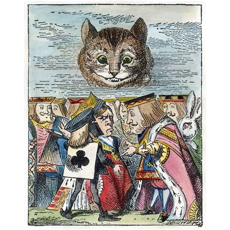 Cheshire Cat 1865 Nthe Kings Argument Was That Anything That Had A Head