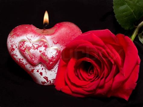 Red hearts, valentines day heart, hearts background, love, text, happy birthday vector images png. Valentine's still-life with candle in shape of heart and ...