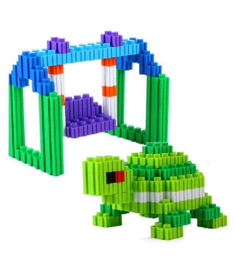 Sanyal Mini Bricks Blocks Toys For Kids Children Colorful Plastic