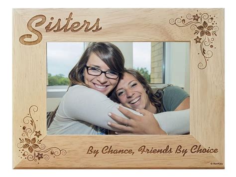 Sisters By Chance Friends By Choice Picture Frame Picture Frames