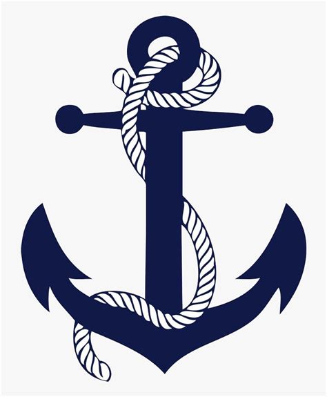 Clipart Anchor Ancla Navy Anchor With Rope Hd Png Download