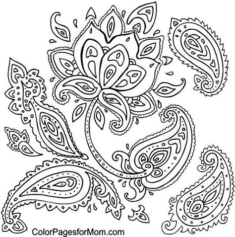 1000 Ideas About Paisley Coloring Pages On Pinterest Colouring