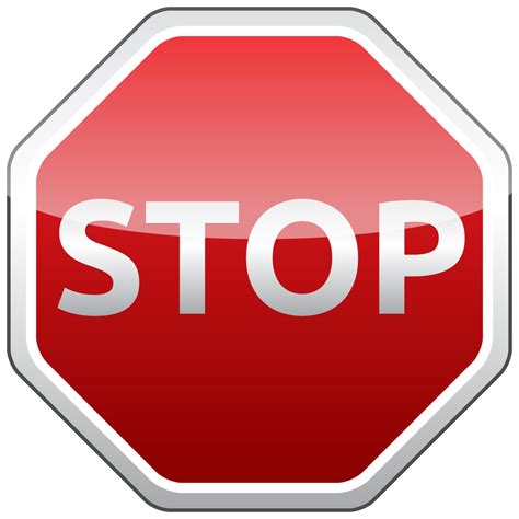Stop Sign Png Clipart