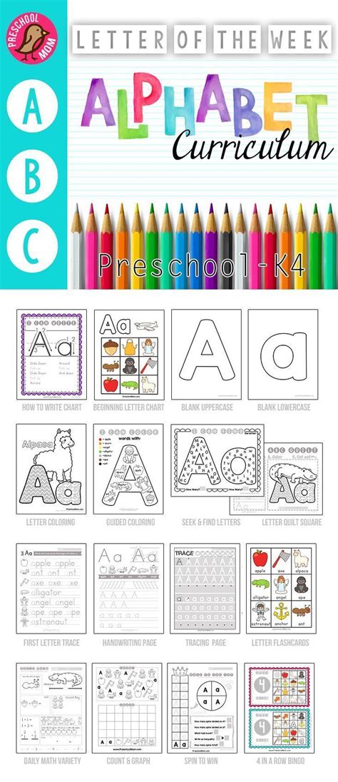 Letter of the Week Preschool Curriculum | Preschool curriculum