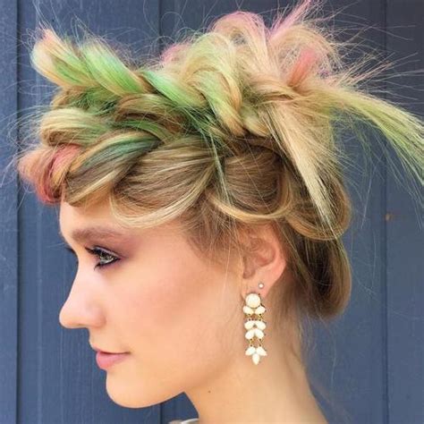 Braided crown hairstyles for girls with glasses source. 40 Crown Braid Hairstyles for Summer