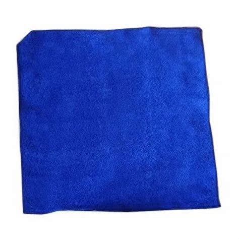 blue microfiber glass cleaning cloth packaging type box size 12x12 at rs 40 piece in ahmedabad