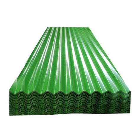 Aluminium Green Corrugated Roofing Sheet At Rs 85kg In Greater Noida
