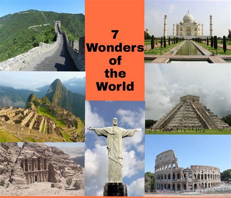 New 7 Wonders Of The World