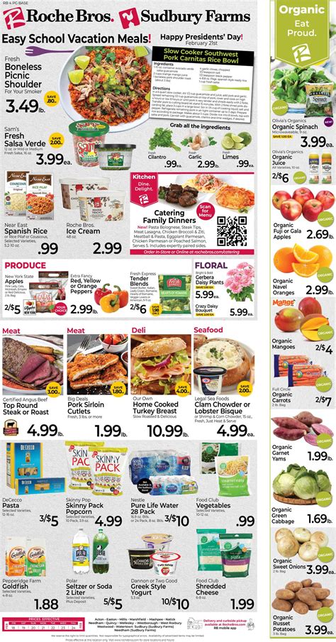 Roche Bros. Supermarkets Ad Circular - 02/18 - 02/24/2022 | Yulak
