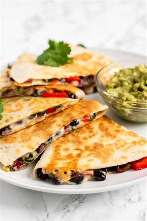 These Easy Black Bean Quesadillas Make A Great Healthy Vegetarian Meal