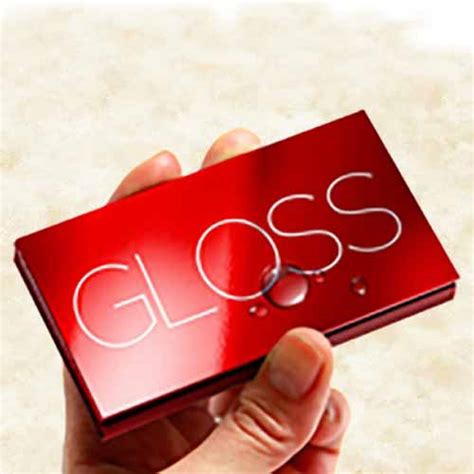 Our custom rectangle and square business cards are great for making more than just business cards. Glossy CS business cards (16pt)