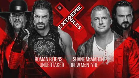 The bell rings, and cole reminds us. Top two matches announced for WWE Extreme Rules