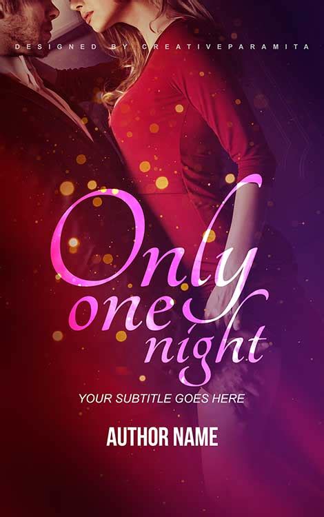 Only One Night Premade Book Cover