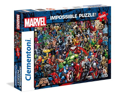 Clementoni Marvel Impossible Jigsaw Puzzle 1000 Pieces Pdk
