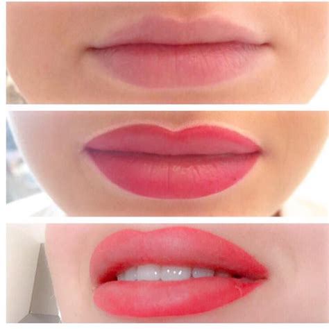 Permanent Lips Постоянный макияж Макияж для создания контура Губы
