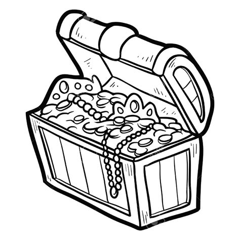 Treasure Chest Clipart Black And White Clipart Best