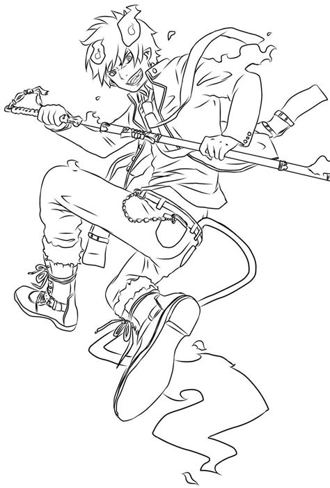 Blue Exorcist Coloring Pages