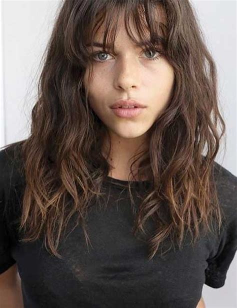 Images Of Medium Length Hairstyles With Bangs Hairstyle Guides