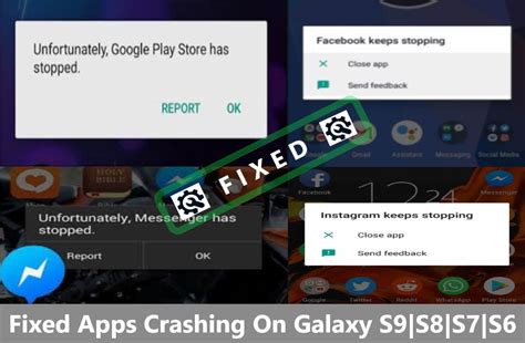 How To Fix Apps Crashing On Samsung Galaxy S6s7s8s9