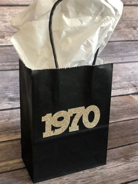 1970 Party Favor Bag For 50 Year Class Reunion Birthday Etsy