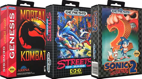 Sega Genesis Usa No Intro Art Pack 3d Boxes 2d Carts Logos Game