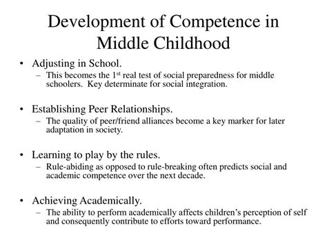 Ppt Emotional And Social Development In Middle Childhood